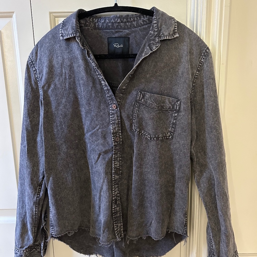 Rails Black Denim Shirt